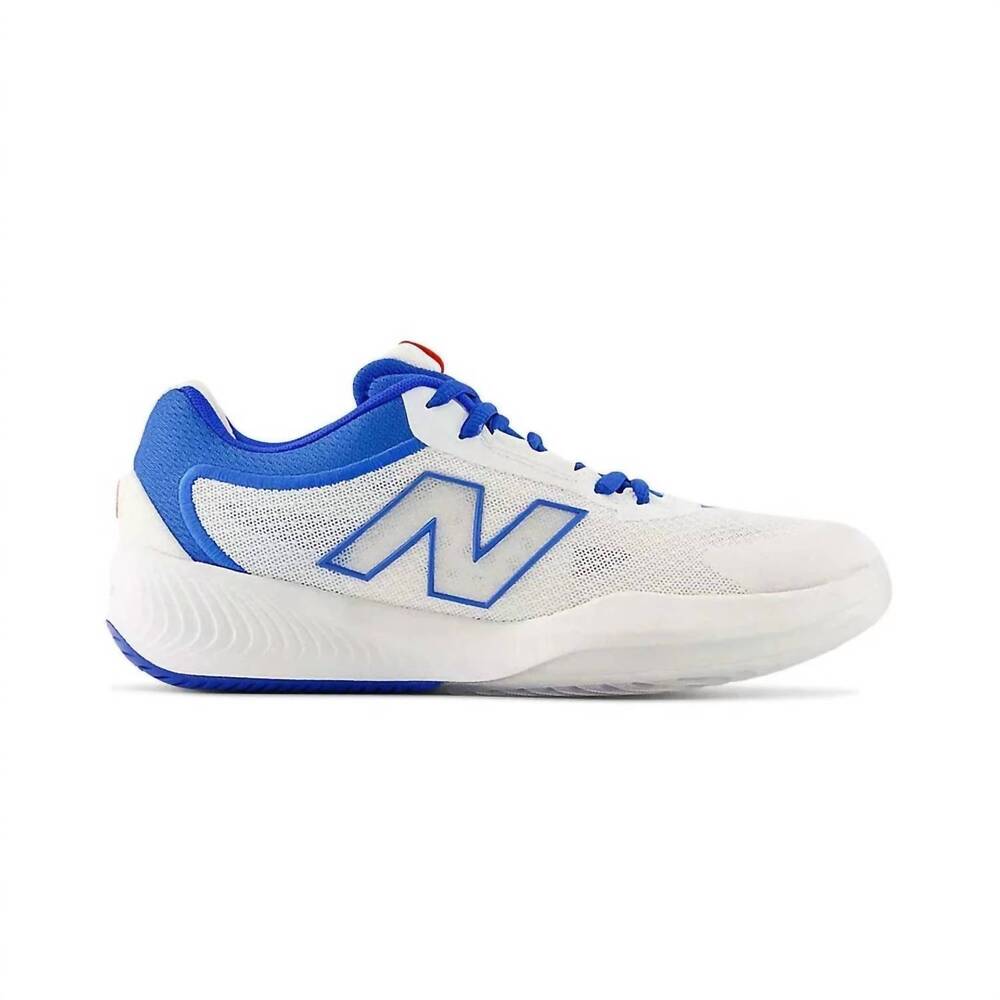 NEW NEW BALANCE women's fuelcell 996v6 sneakers in white/blue